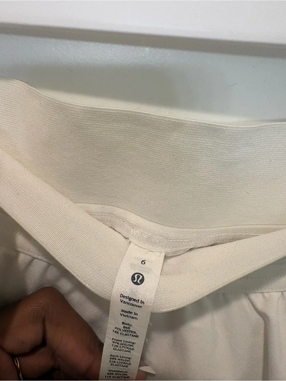 lululemon athletica Off White Flared Skirt